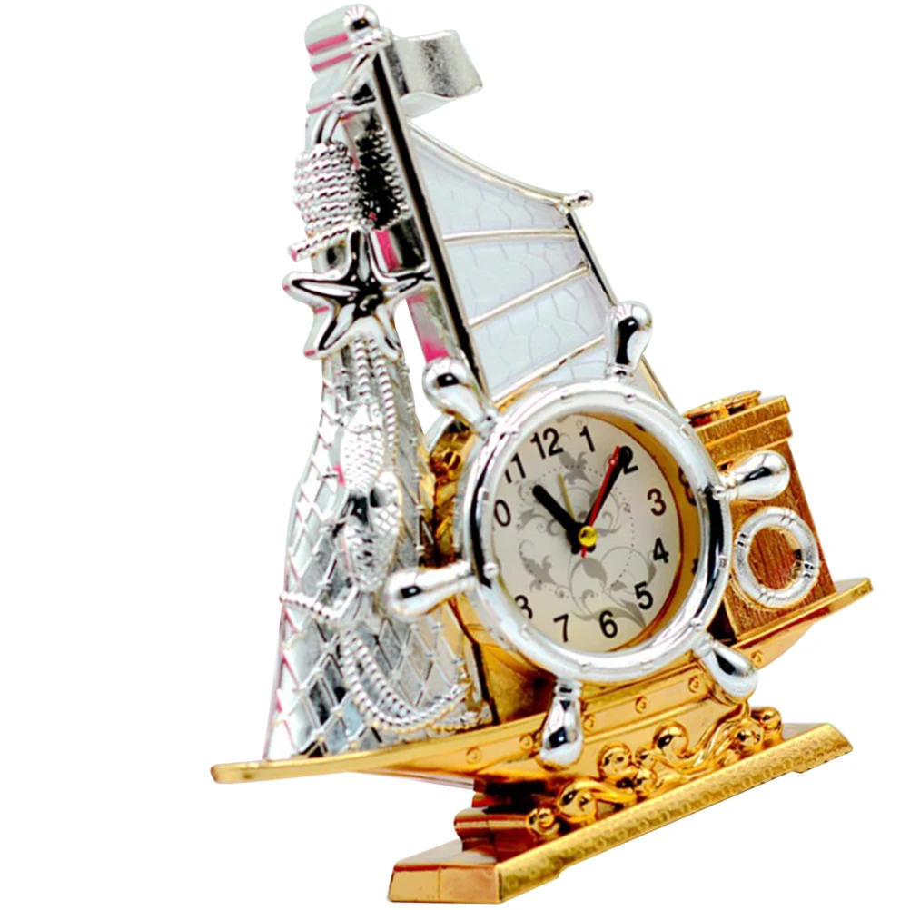 

Plastic Desk nament Clock Kids Alarm Clock Home Decorative Statue Lifelike Small Bookcase Shelf Decor Ship Office Use