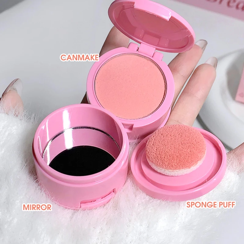 Gege bear Bang Bang soft fog powder blusher matte fog surface naturally lift air, swell color, tender makeup, rouge