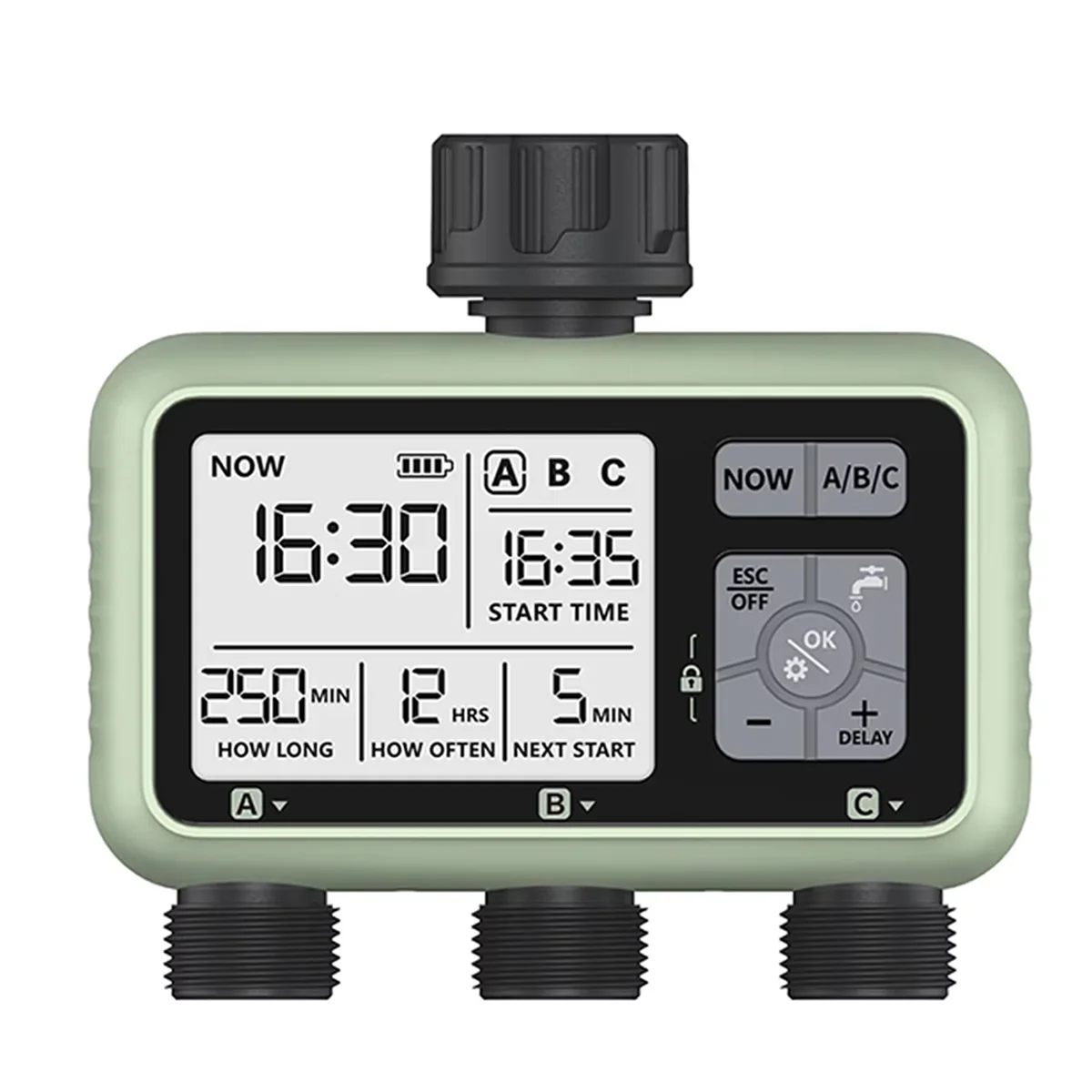 N38R_Irrigazione automatica intelligente a goccia per prato da giardino, valvola di irrigazione