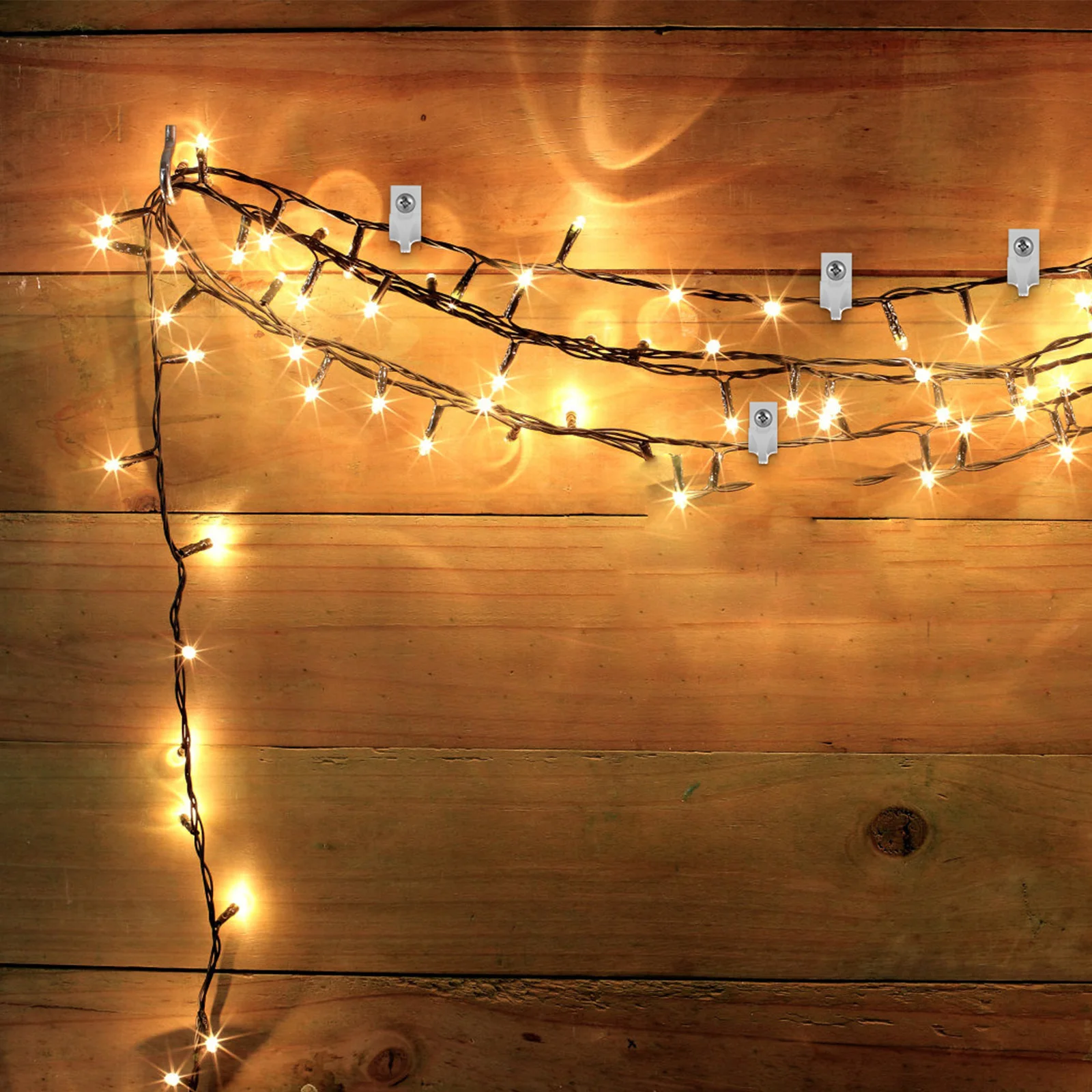 

20Pcs String Light Hooks Patio Clips Screw Mount Outdoor Hanging Clips Wire Shelf Holders Light String Hangers