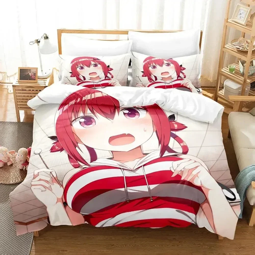 

Anime Gabriel Dropout Comfortable Duvet Quilt Cover Pillowcase Bedding Set Children Bedroom Decoration Home Textile