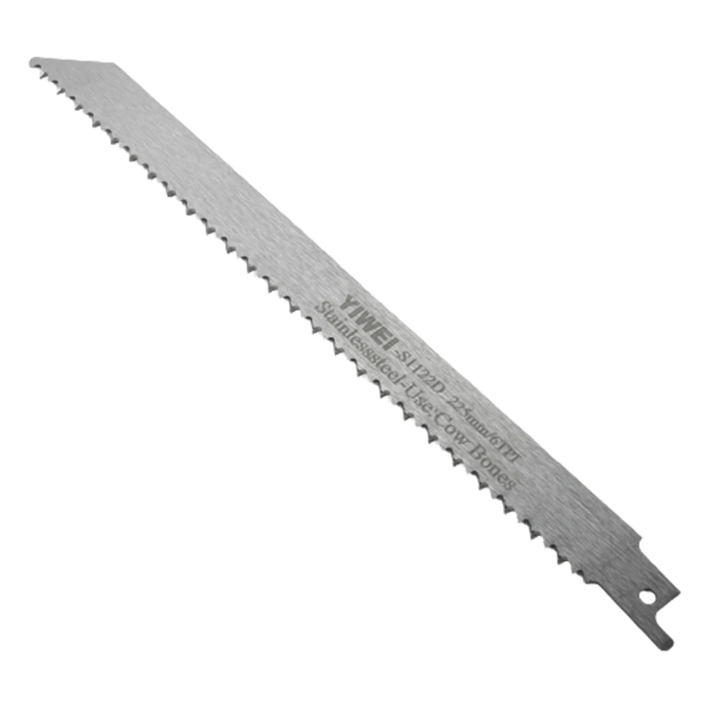 Saw Saw Blade 225mm/8.85in 6TPI Firm And Stable S1122D Silver Stainless Steel For: Cutting Bone Meat Brand New