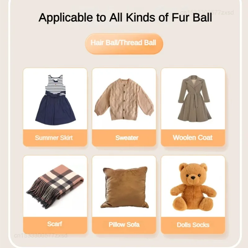 Xiaomi Electric Hairball Trimmer 6 Blades Smart LED Digital Display USB Charging Sweater Lint Remover Home Portable Ball Remover