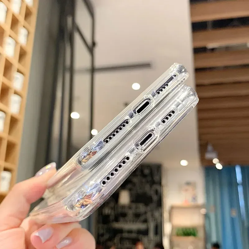 Funny Cute Panda Lover Couple Phone Case for iPhone 16 14 13 11 12 15 Pro Max Mini 8 15 Plus SE XR Soft Transparent Back Covers