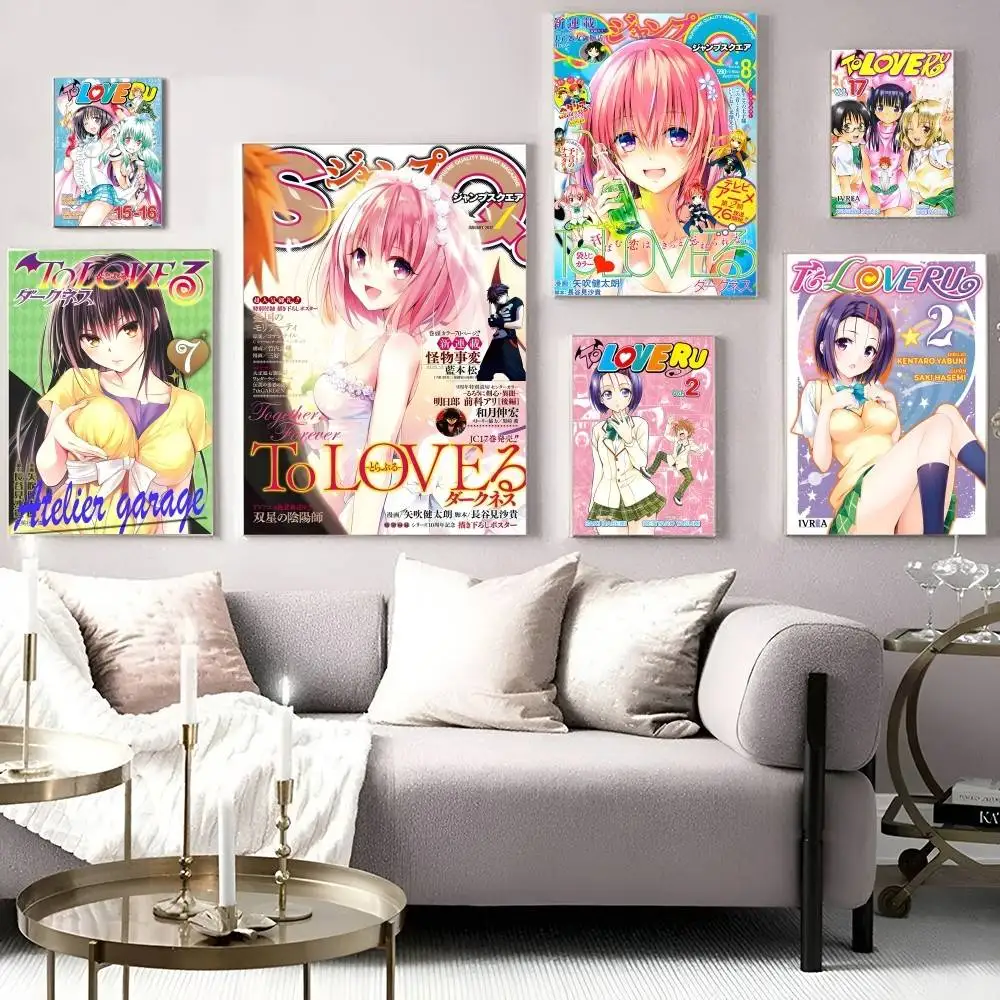 أنيمي إلى الحب رو الفيلم الكلاسيكي الملصقات HD جودة ملصق جدار الفن اللوحة دراسة الشمال ديكور المنزل #3