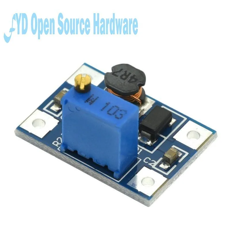 DC-DC SX1308 Step-UP Adjustable Power Module Step Up Boost Converter 2-24V to 2-28V 2A