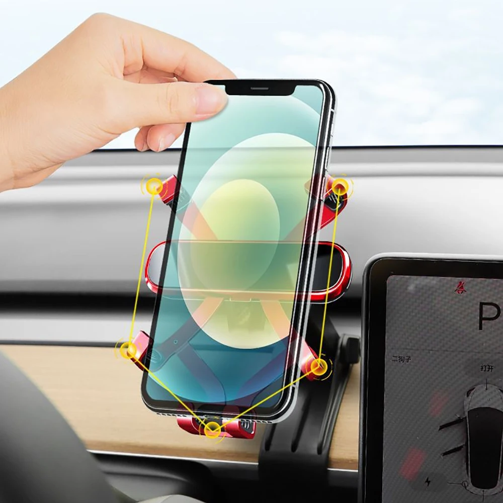 New Car Phone Holder for Volkswagen Passat B7 B8 B9 2011-2022 Gravity Navigation Bracket GPS Stand Air Outlet Clip Support Mount