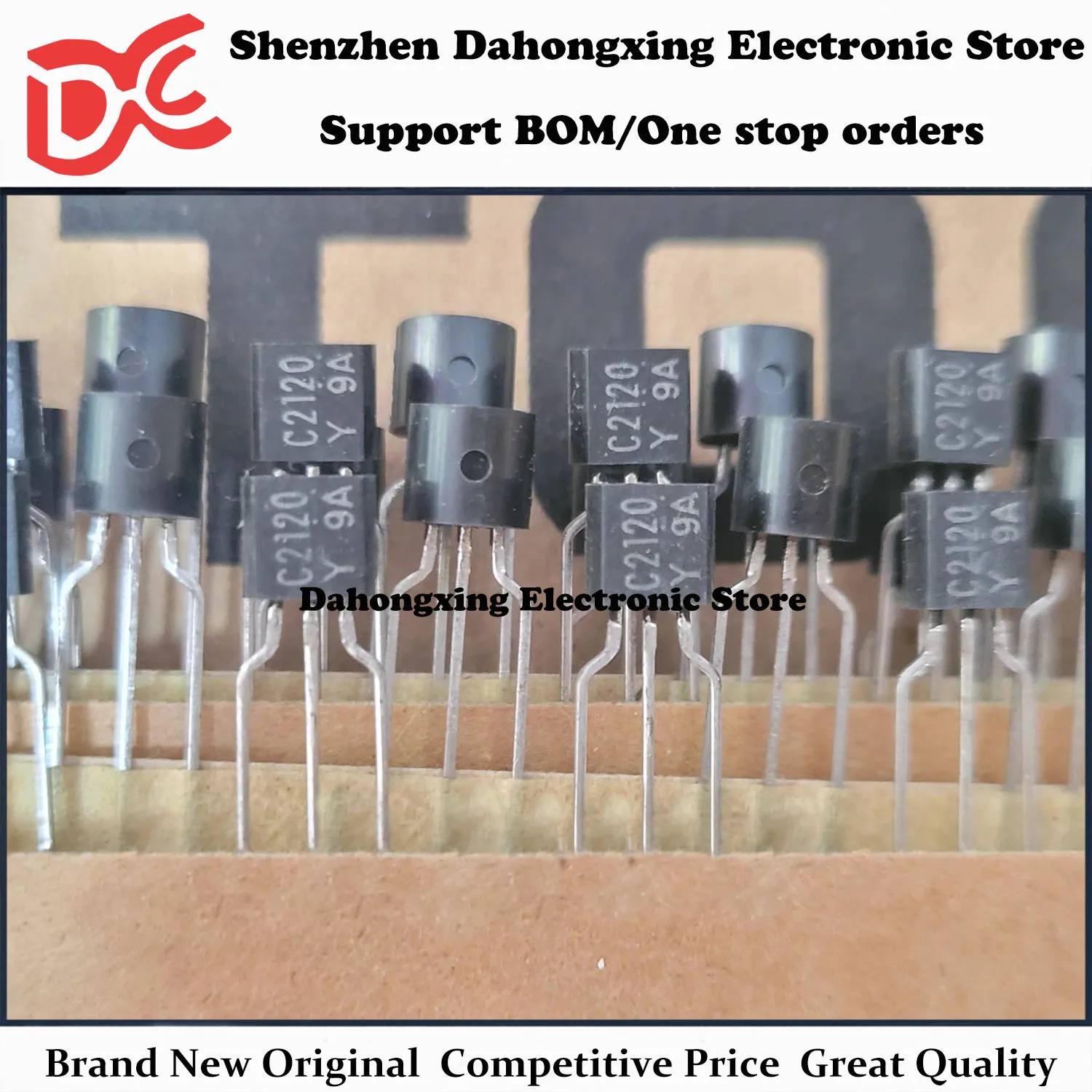 New Original 20Pairs 2SA950 A950 + 2SC2120 C2120 TO-92 Audio Amplifier Transistor Great Quality