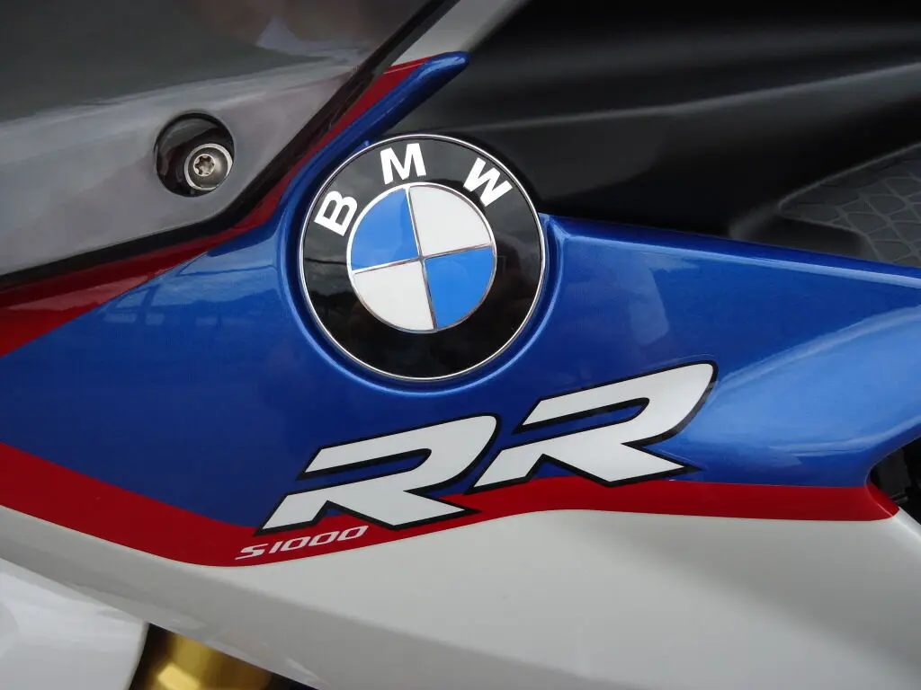 Motorcycle Universal Decorative 150mmx30mm S1000 RR Logo Fairing Sticker Emblems Decals For BMW S10000RR