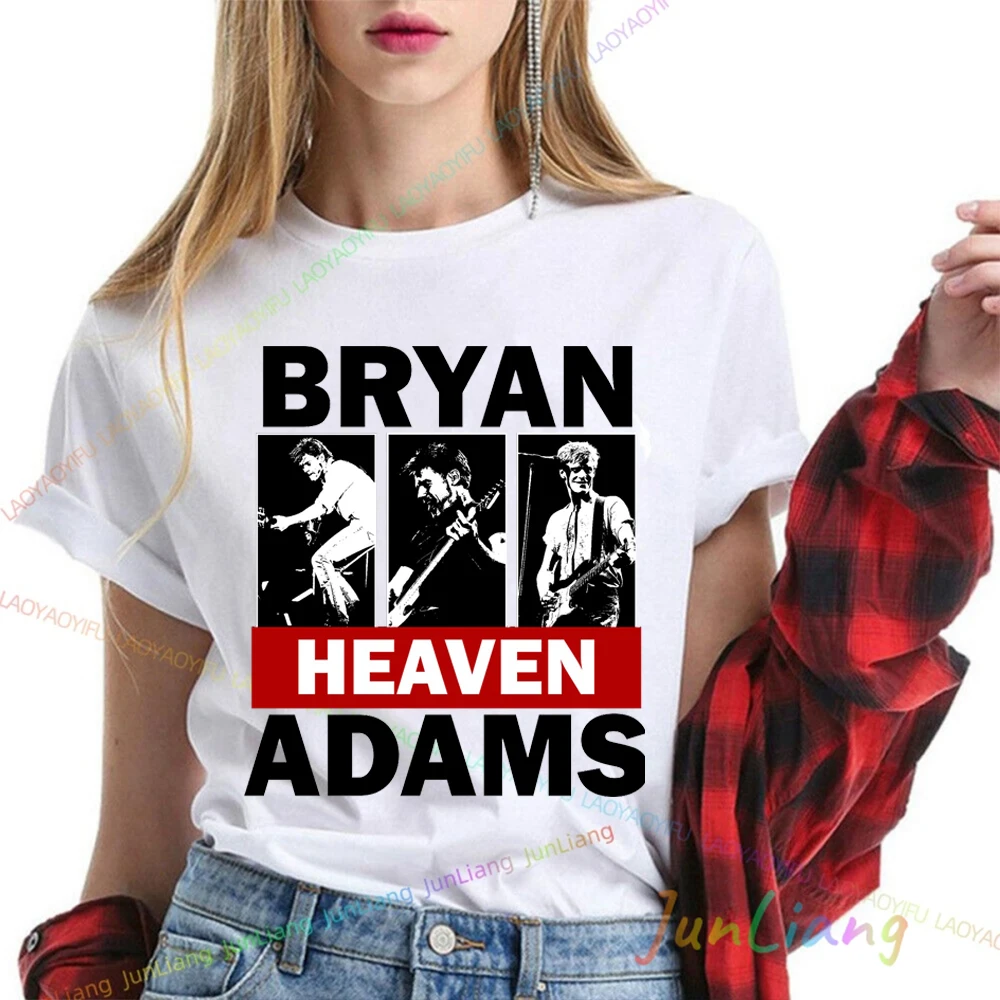 Vintage Bryan Adams Waking Up The World Tour Men T-shirt A Gift for Fans Y2k Clothes Cotton Short Sleeve Tee Men's Clothing 2025