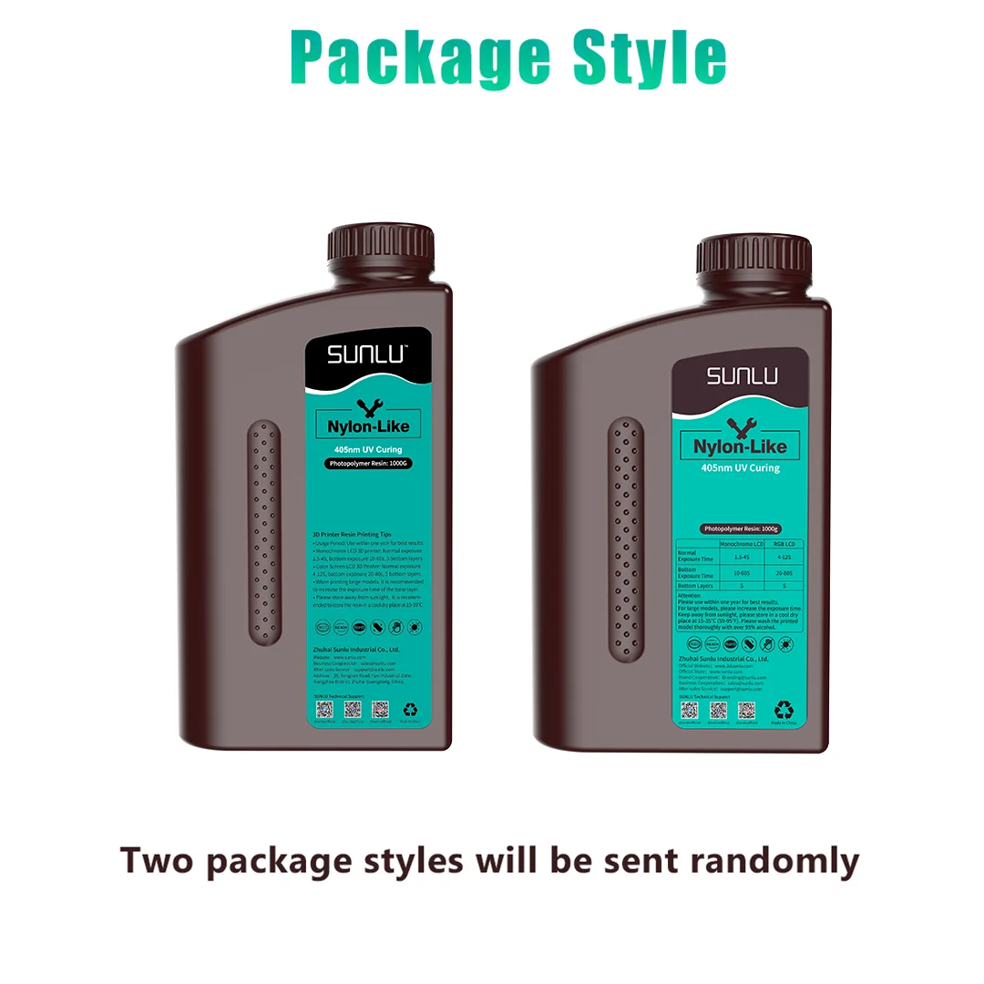 SUNLU PA-Like 1000G 1L 405nm Curving High Strength Excellent Fluidity Low Ordor Low Shrinkage for LCD Printing Photopolymer