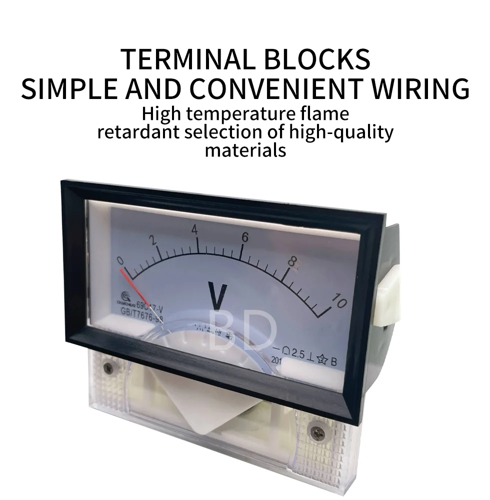 69C17 Pointer Microammeter with Shunt Current Meter 85*46MM Amperimetro50uA 100UA 200UA 300UA 500UA