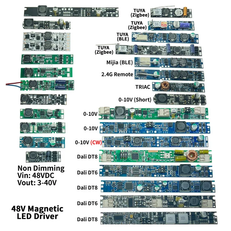 DW-GV2040FK07 الناتج DC30-42V 0-10 فولت عكس الضوء أحادية Led سائق التيار الكهربائي مع Dip التبديل ماكس 40 واط LED الطاقة