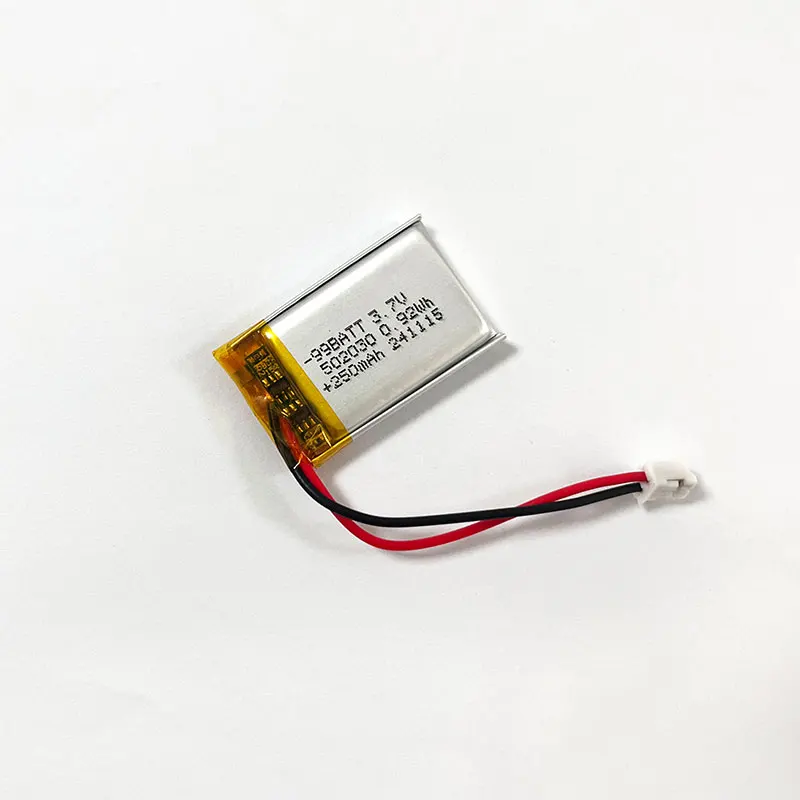 1-10Pcs 502030 3.7V 250mAh Li-Po Lithium Polymer Rechargeable Battery for Bluetooth Headset Smart Watch LED Light Toy 052030 - view 3