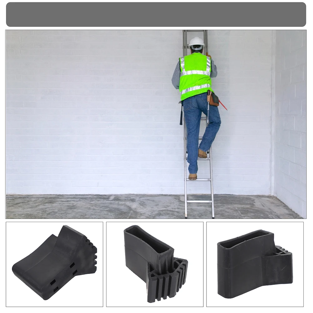 

2pcs Feet Covers Anti-Skid Non-Slip Leg Pads Replacement For Worn Feet Durable Ladder Accessories Ladder Supplies Building Tools