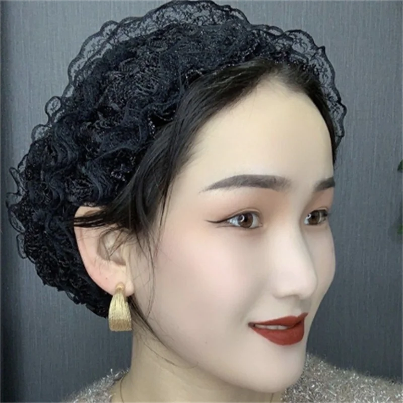 

Summer Fashion Lace Chic Turban Bonnet for Female Muslim Inner Hijab Caps Women Head Wraps Chemo Hats Turbante Mujer