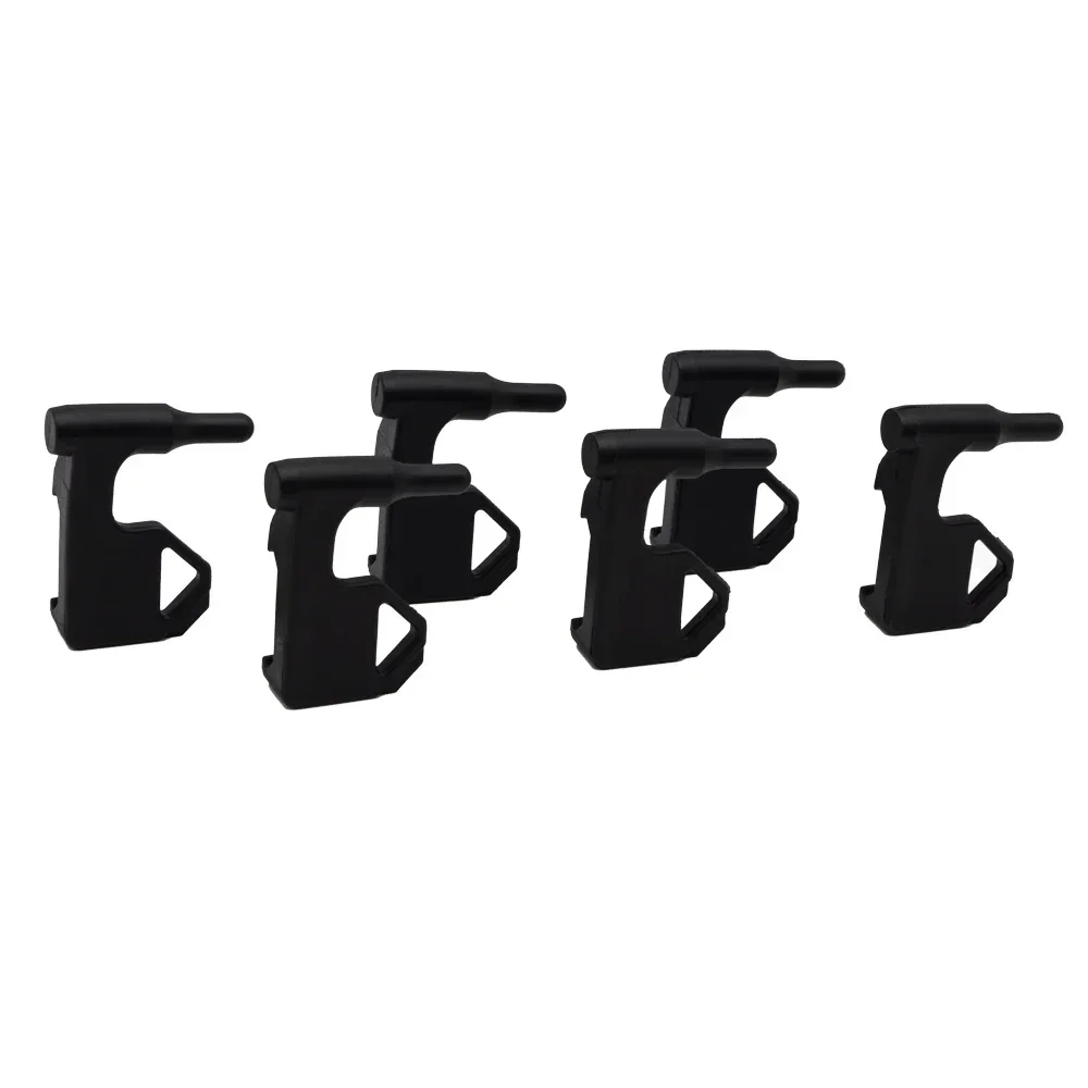 6pcs 9mm Chamber Safety Flag Includes Built-in Flathead Tool Rail Adapter Hunting Gun Accessories For Airsoft Pistol AR15 Glock