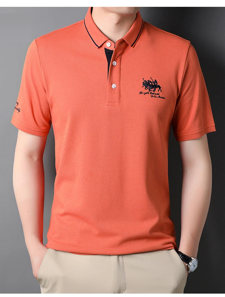 NONE 2024 Polo Shirt Embroidered Cotton Short Sleeve 4
