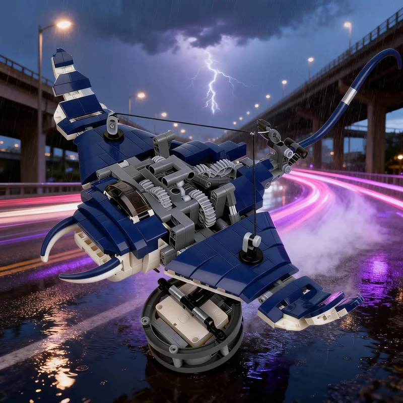 769pcs MOC Manta Ray Technical Model Building Blocks Architecture Birthday Idea Creative Brick Assemble Christmas Gifts Toys