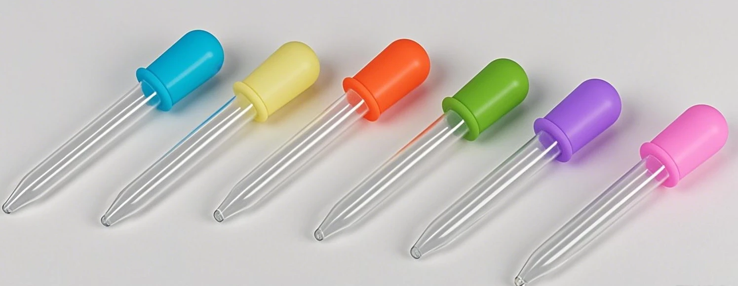 Premium 5ml Silicone Plastic Pipette Dropper School Science Lab Liquid Measuring Tool