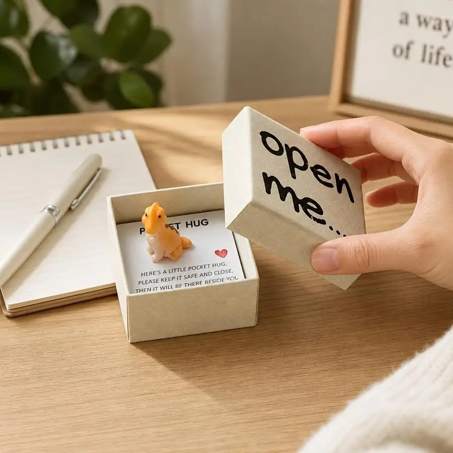 1/5/10/20/50/100pcs A Set to Open My Pocket and Embrace Dinosaurs—cute Mini Encouragement Gift Surprise Box, Adorable Surprise B