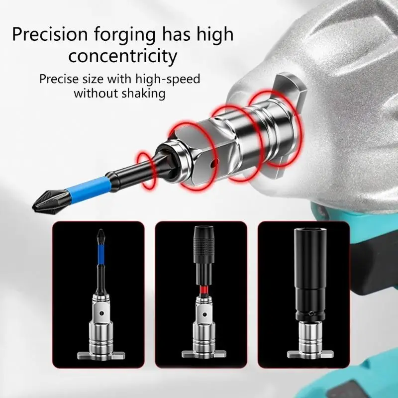 

Y1UD 2pcs Functional Wrench Adapter Tool Accessory for Enhancing Tool Performances