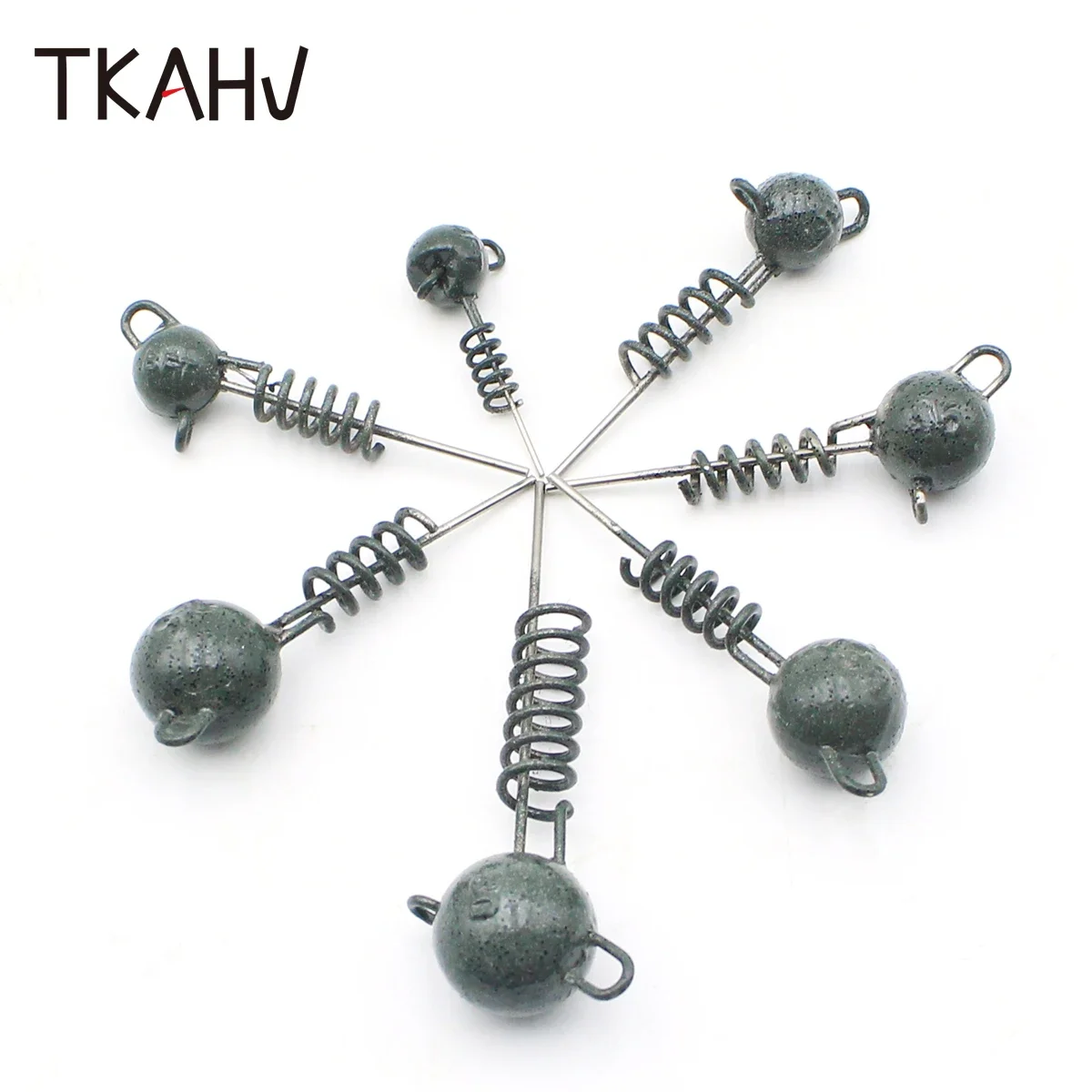 TKAHV 5g 7g 10g 15g 20g 25g 30g Flexhead Screw Jig Head Rigging Soft Fishing Lure Bait Pin Stinger Swimbait  Accessories