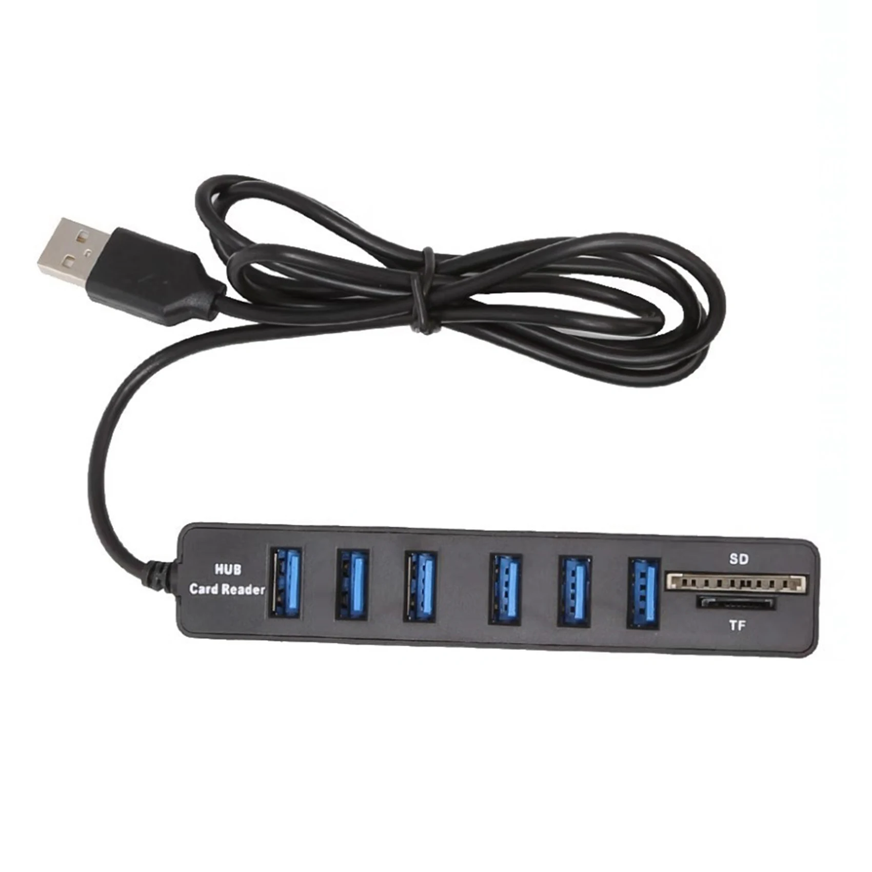 USB 2.0 Multi-Function Card Reader, Splitter, 6-Port, Hub, SD, TF Card, Mac Pro, Mini, Imac, Ps4, Surface Pro