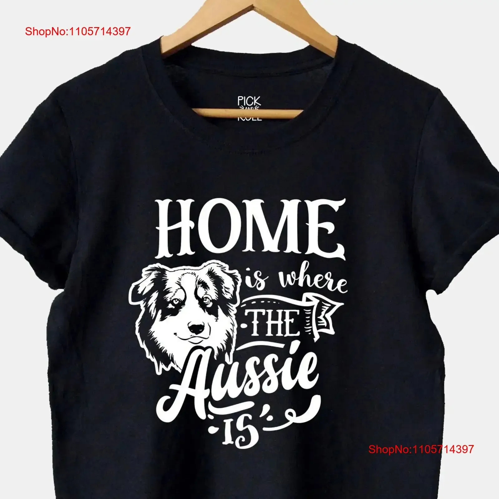 Aussie T Shirt Mom Dad Owner s Presents Shepherd for Women and Men vintage Washed homme Top For Everyday Wear Casual fashion