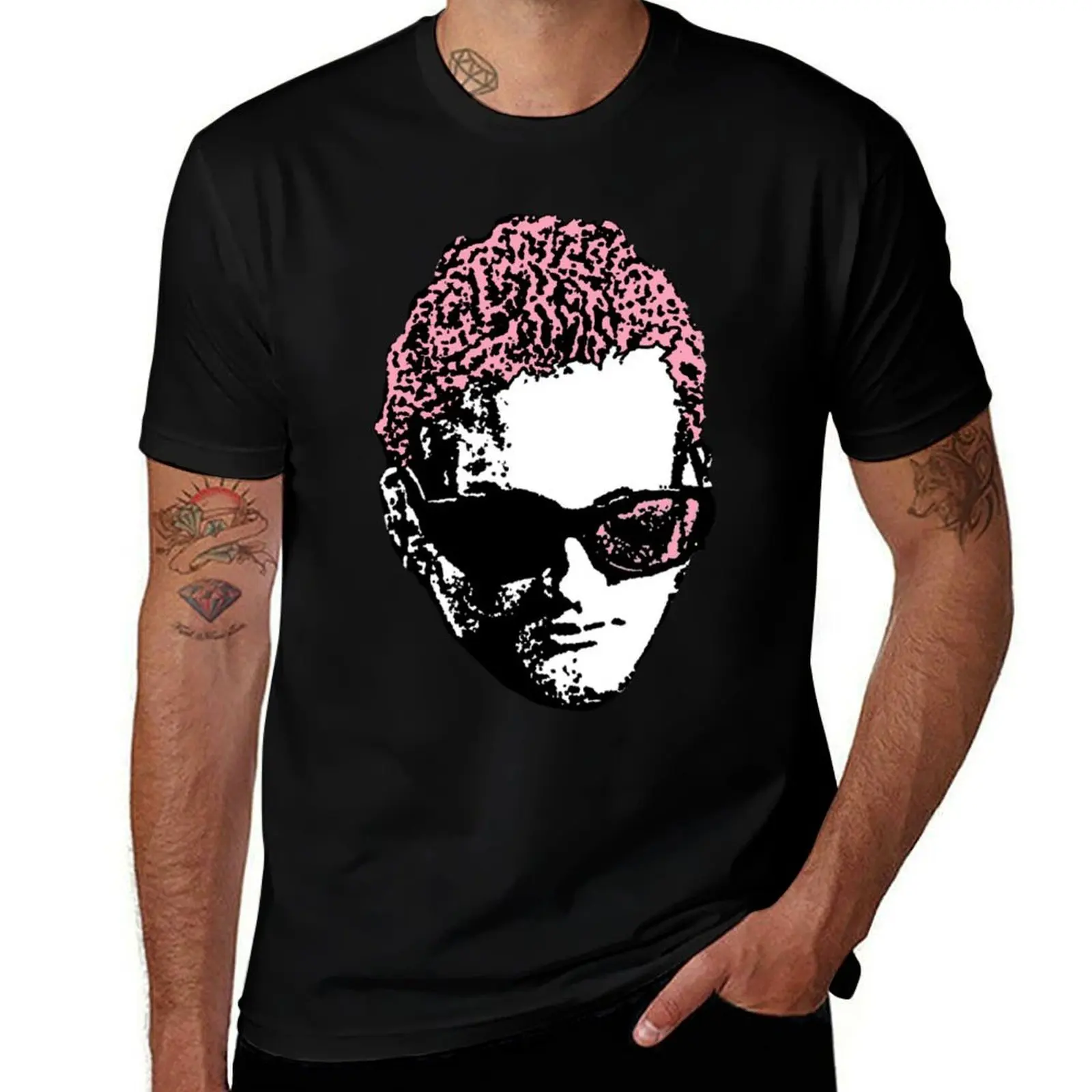 Layne Staley portrait fan art T-Shirt t shirts for man cotton T-Shirt