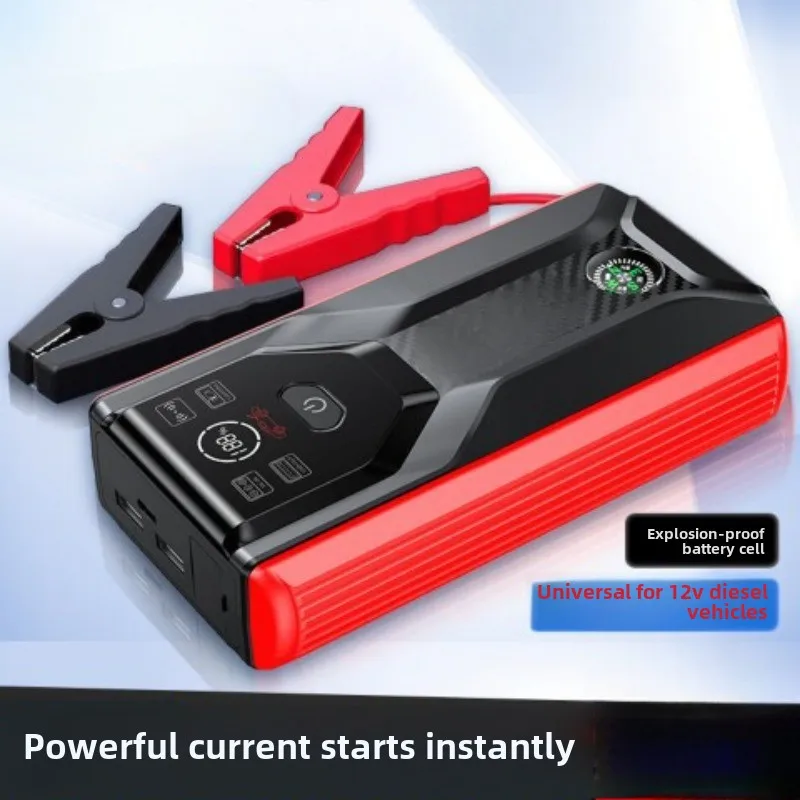 Portable Power Bank Battery Charger Jump Starter Booster for Diesel Car Start Rechargeable Emergency Starting Device