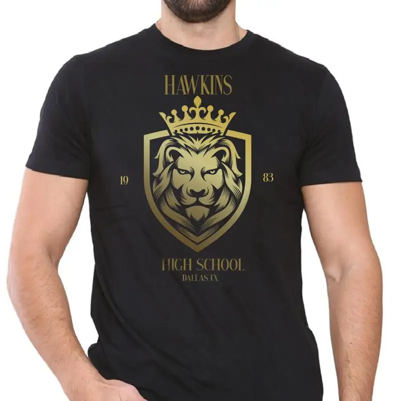 

Hawkins High School T Shirts Shirt For Regular Fit Basic Top