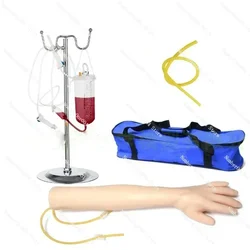 Complete Set Arm Vein Puncture Training Model Intravenous Infusion Injection Model Phlebotomy and Venipuncture Practice Arm