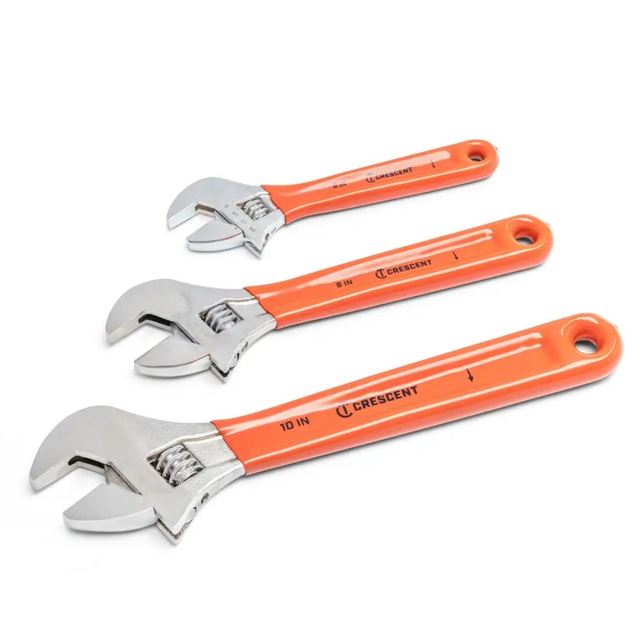 

3 Piece Adjustable Cushion Grip Wrench Set 6, 8 amp 10 AC26810CV