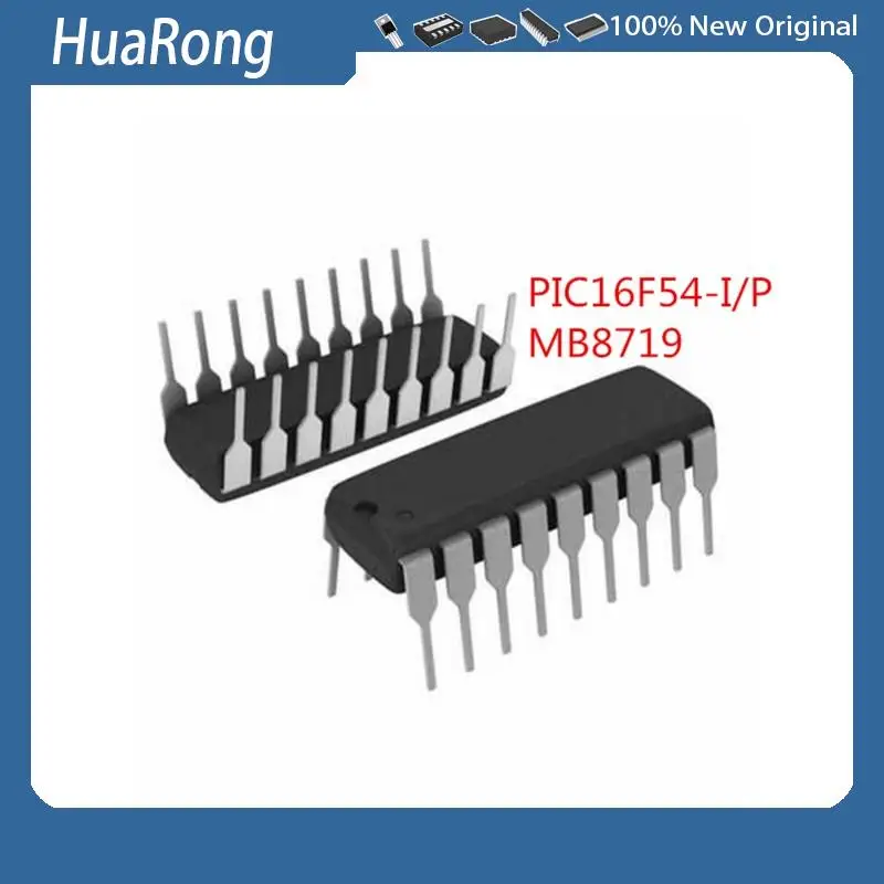 5PCS/LOT    PIC16F54-IP    PIC16F54-I/P    MB8719       DIP18