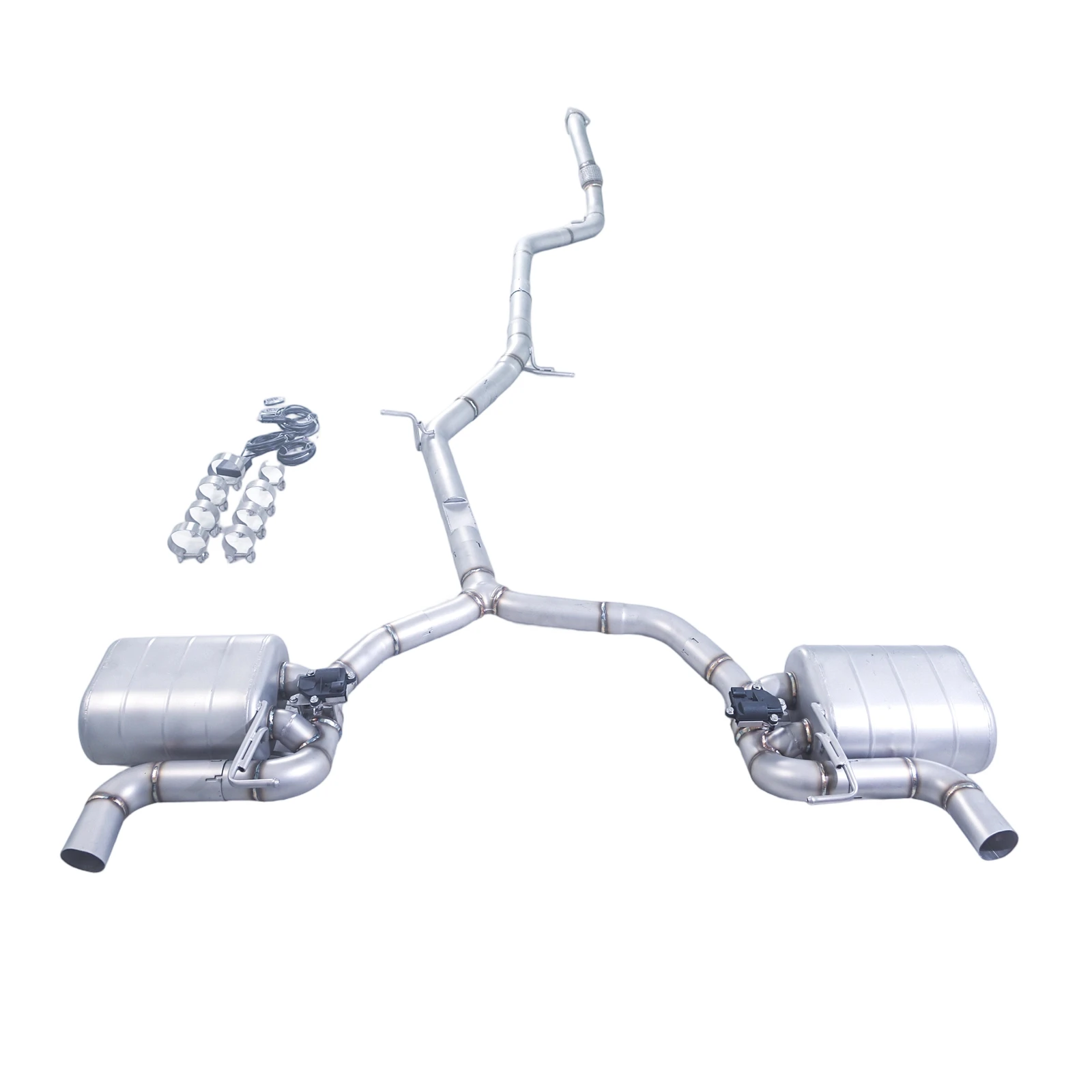 

GFC/для 2020-2025 Audi A4 A5 2.0T 4WD Catback 304, клапан из нержавеющей стали, выхлопная система, док-станция, оригинальный автомобиль