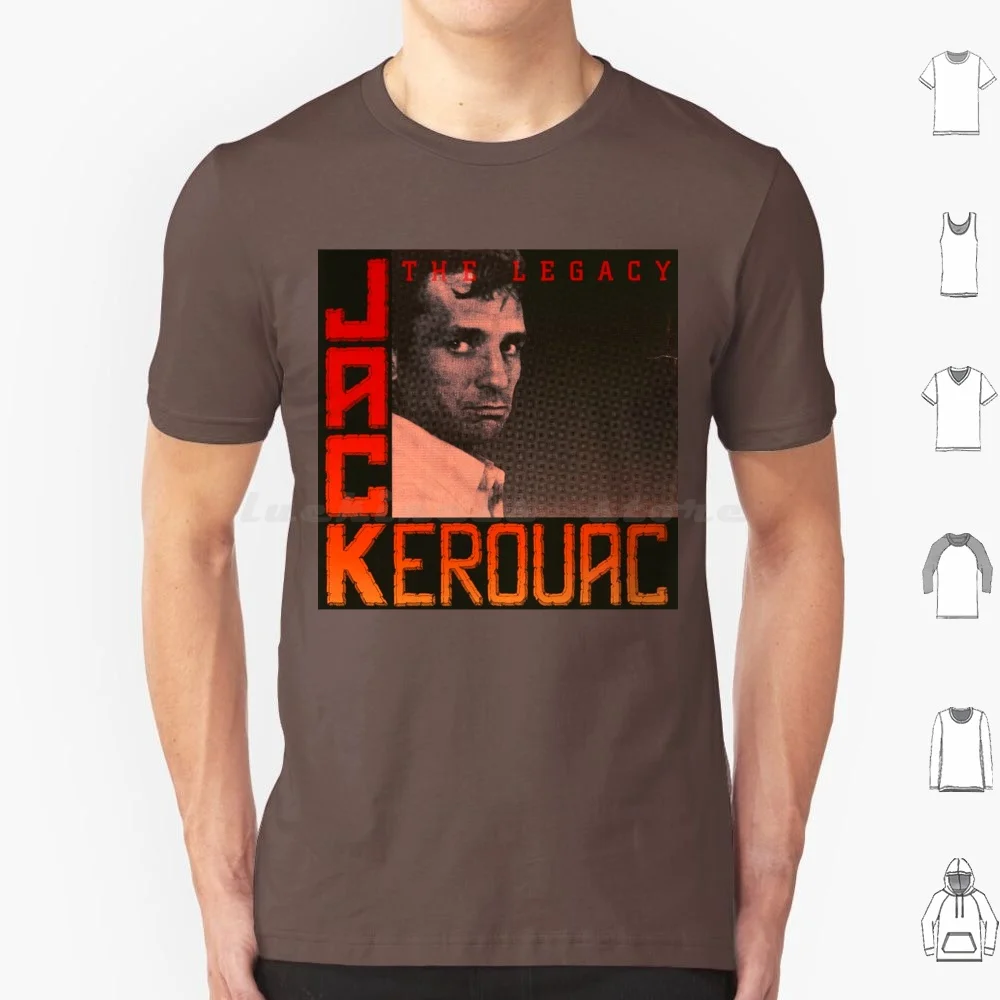 Jack Kerouac-The Legacy T Shirt Big Size 100% Cotton Jack Kerouac Grateful Deal Alton Kelley Hippie Beatnik