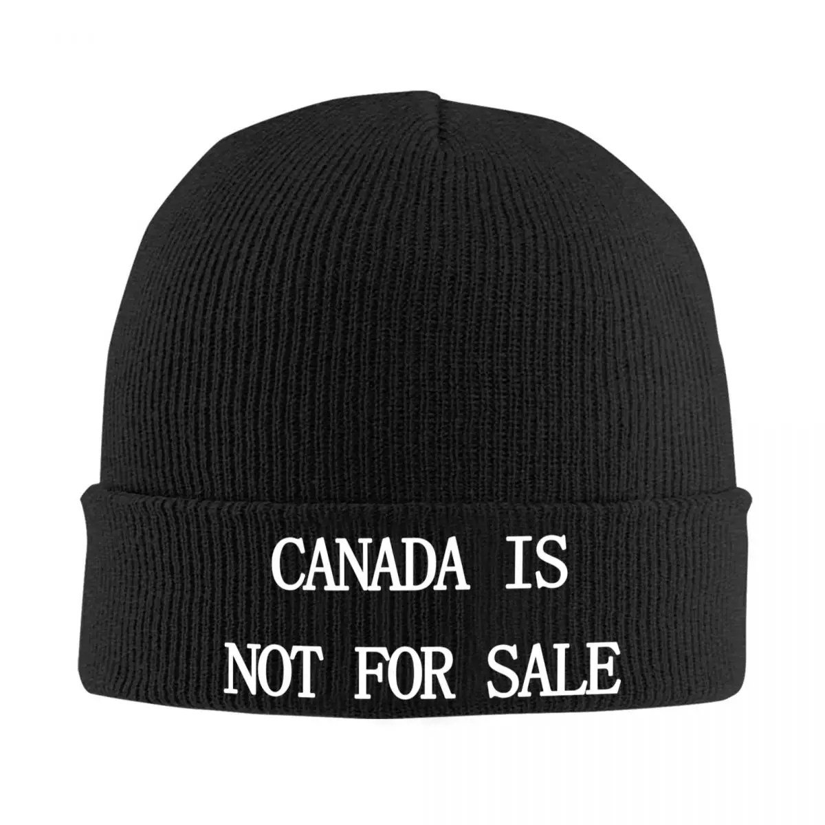 Canada Is Not For Sale Bonnet Hats Knit Hat Men Women Hip Hop Warm Beanie Hats Autumn Kpop Custom Caps