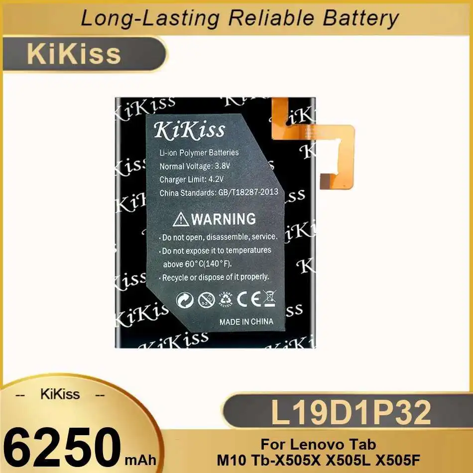 

L19D1P32 6250 мАч для Lenovo Tab M10 TB-X505X X505L X505F экологически чистый аккумулятор для планшета