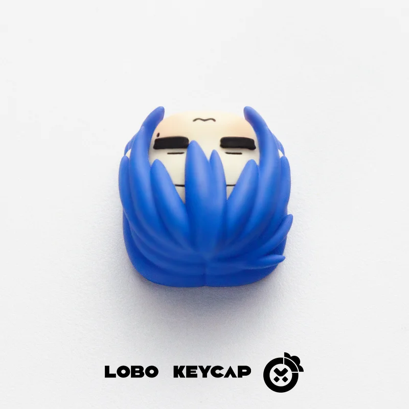 Tutup Tombol Anime Lucky Star Konata Izumi Profil Cherry R4 Keyboard Mekanis Topi Kunci Permainan Kustom Kartun Lucu Hadiah Koleksi