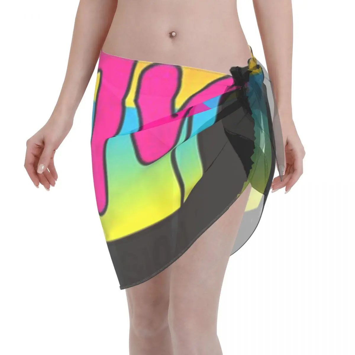 

Promotion Mtv Sunset Logo Women's Beach Wrap SkirtSeaside Hiking Beach Cover Garment