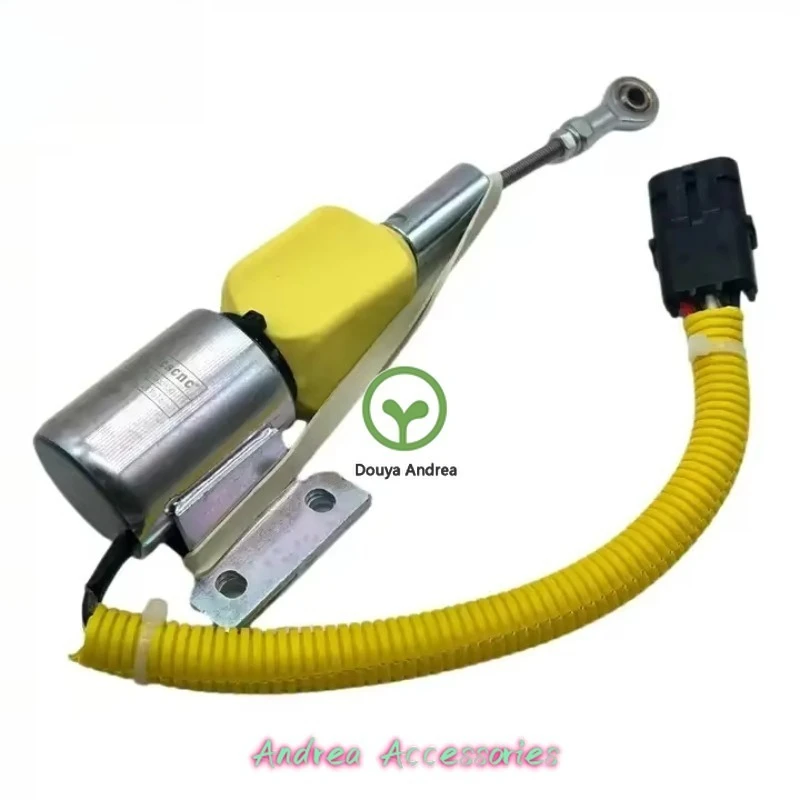 Excavator Parts R210LC-7 R220-5 R250LC-7 Engine Stop Solenoid 3932530