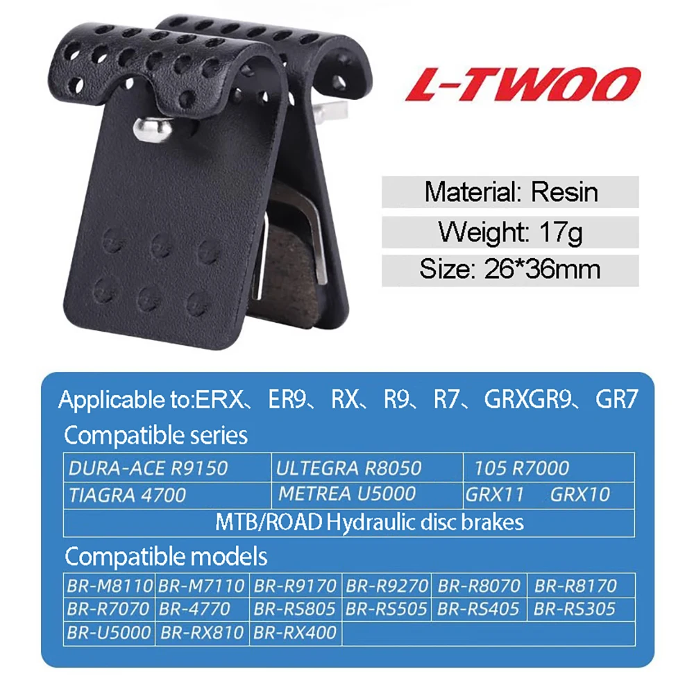 LTWOO Disc Brake Pads Resin For ERX ER9 EGR RX R9 R7 R5 R3 GRT GR9 GR7 GR5 Hydraulic Disc Brake Pads Repare Set