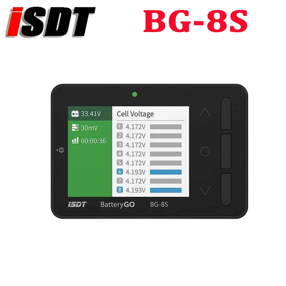 ISDT BattGo BG-8S inteligentna bateria Checker Balancer odbiornik Tester sygnału funkcja szybkiego ładowania