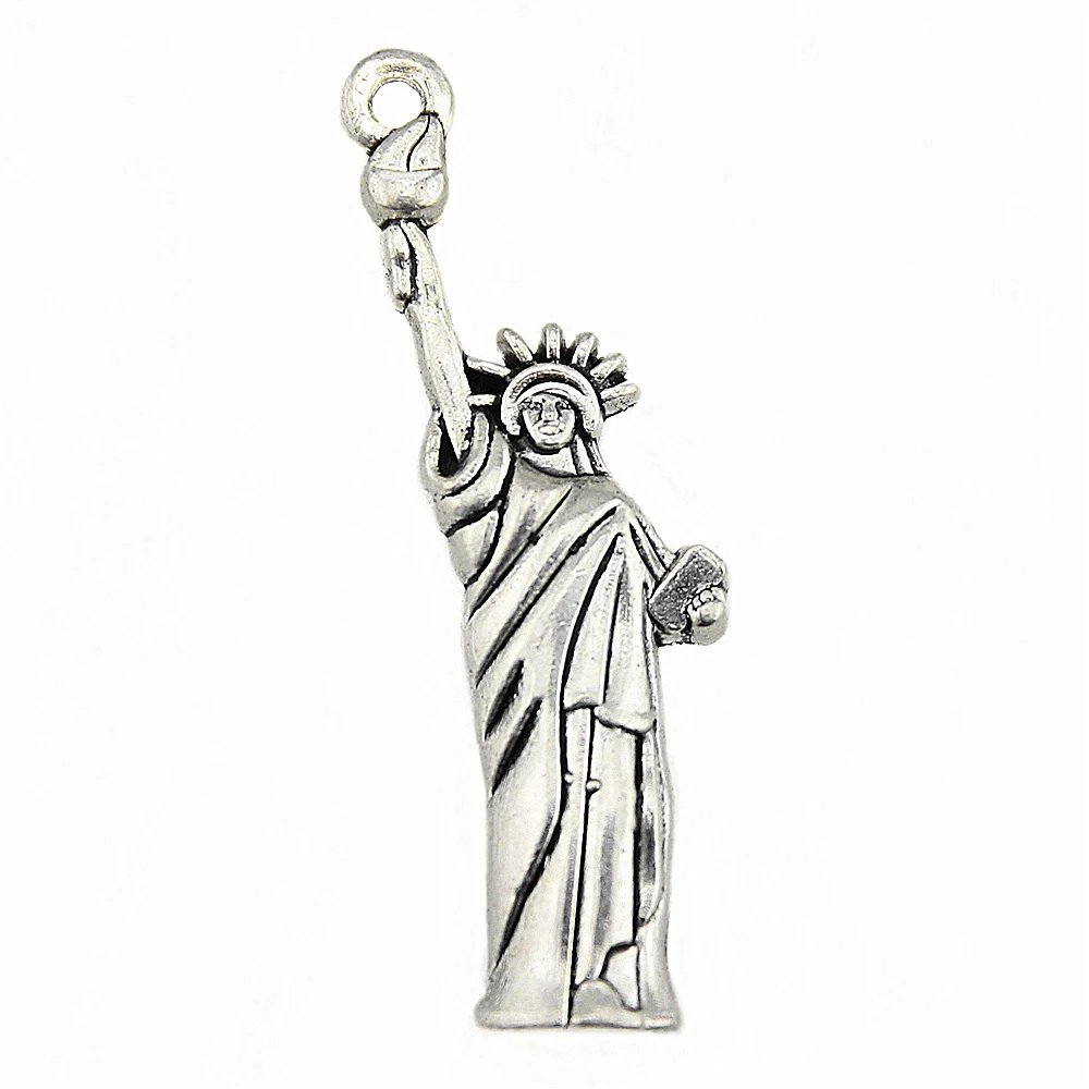 Vintage Jewelry Statue Of Liberty Charms Items Findings 10pcs