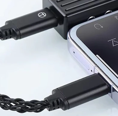 【W3C45】TRN a tipo C a tipo C DAC Amp Cable de actualización adaptador de alta fidelidad amplificador de auriculares Cable plateado de 8 hebras para TRN TE PRO
