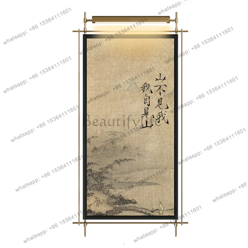 

Light luxury high-end wall hanging wall background wall light luxury art metal wrought iron