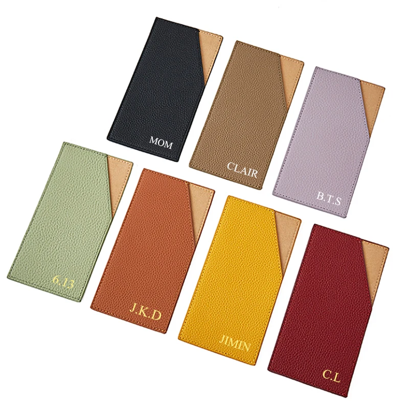Custom Name Cowhide Luxury Money Clip Woman Fashion Slim Long Wallet Genuine Leather Lady Billfold Card Bag Ticket Storage Bag