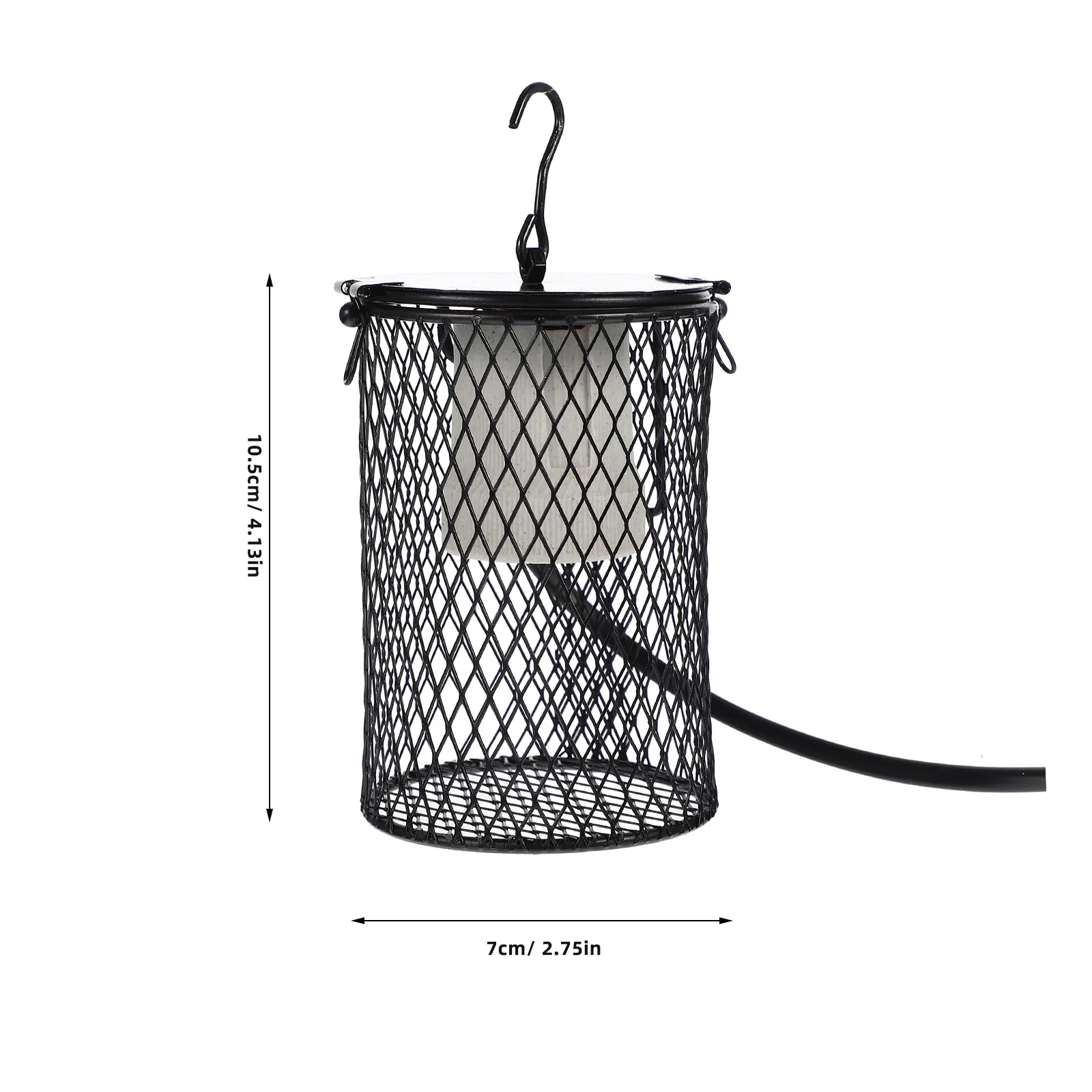 الزواحف مصباح تدفئة غطاء شبكي مع الاتحاد الأوروبي التوصيل عالية الجودة المعادن الحفاظ على الحرارة غطاء خفيف ل موئل الزواحف التلقائي #4