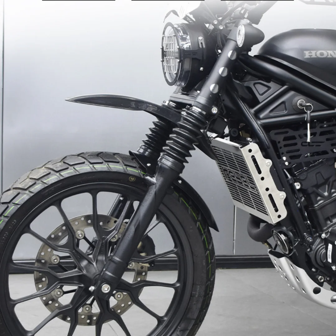 For the H-o-n-d-a CL300, specialized accessories for installing a high-position off-road mud guard and front mud and sand shield